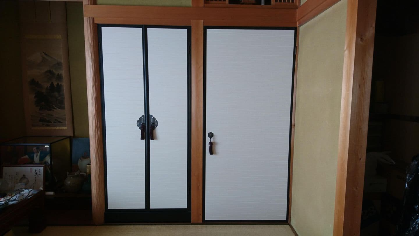 襖の張替え | 常滑市の建具修理なら藤井建具店